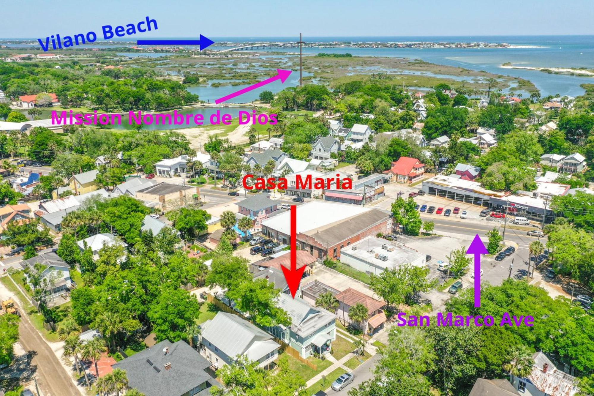 Casa Maria 2- Charming, Quaint Apt Next To Everything Downtown! Сент-Огастин Экстерьер фото